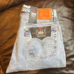 Levi’s 501 skinny fit high rise